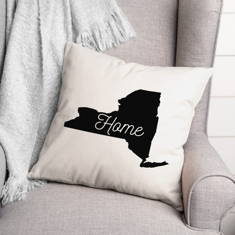 New York Home 18x18 Spun Poly Pillow