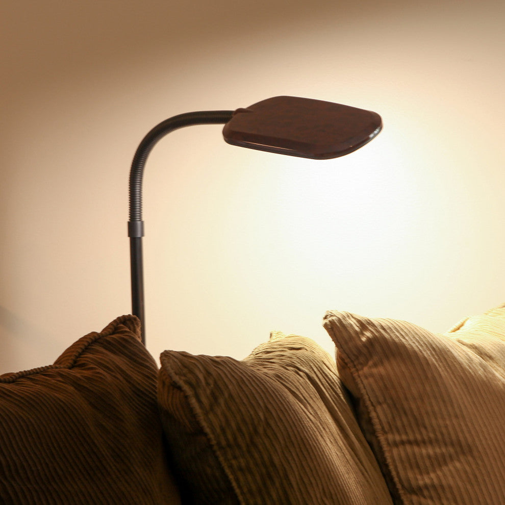Brightech Litespan LED 2nd Edition Reading Floor Lamp with Cool, Soft & Warm, Ha