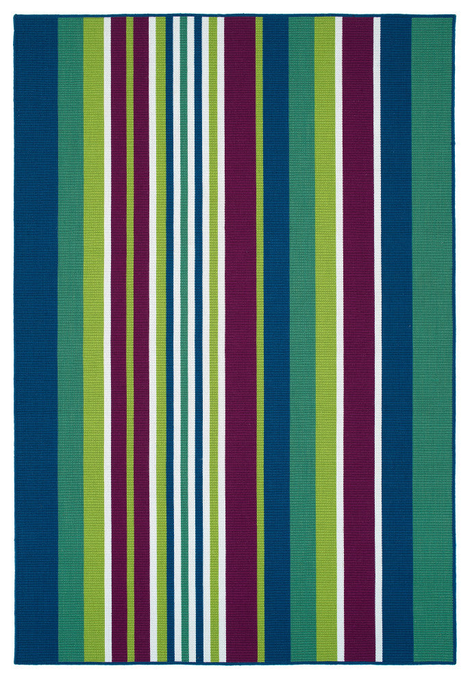 Voavah Plum 5' x 7'6" Rectangle Area Rug
