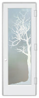 Interior Prehung Door or Interior Slab Door - Winter Tree - Primed - 24" x...