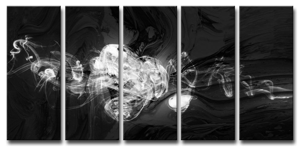 Ready2HangArt 'Glitzy Mist XLII' by Tristan Scott, 30"x60", 5 Piece Set