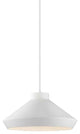 Koma Architectural Meiji Pendant With GU24 Base, Satin White