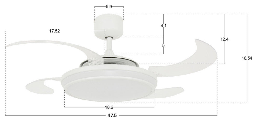 Fanaway Fanaway Evo1 Ceiling Fan 48