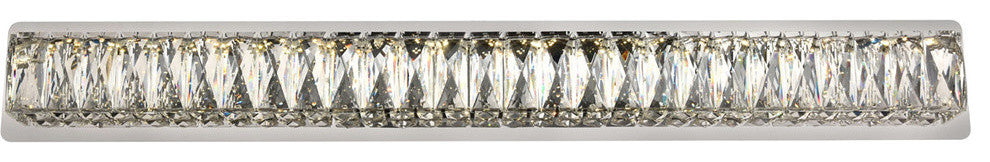Monroe Integrated LED Chip Light Chrome Wall Sconce