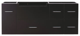 Hazel 55" Cabinet Only, Espresso