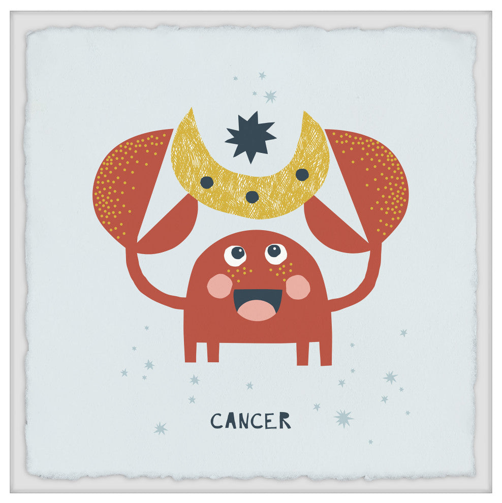 "Cancer" Framed Painting Print, 32x32