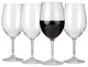 Lily's Home Unbreakable Cabernet and Merlot Bordeaux Red Wine Glasses, Made of S