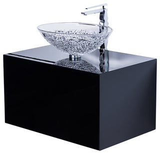 Dora Lacquered Vanity, Black, 30"