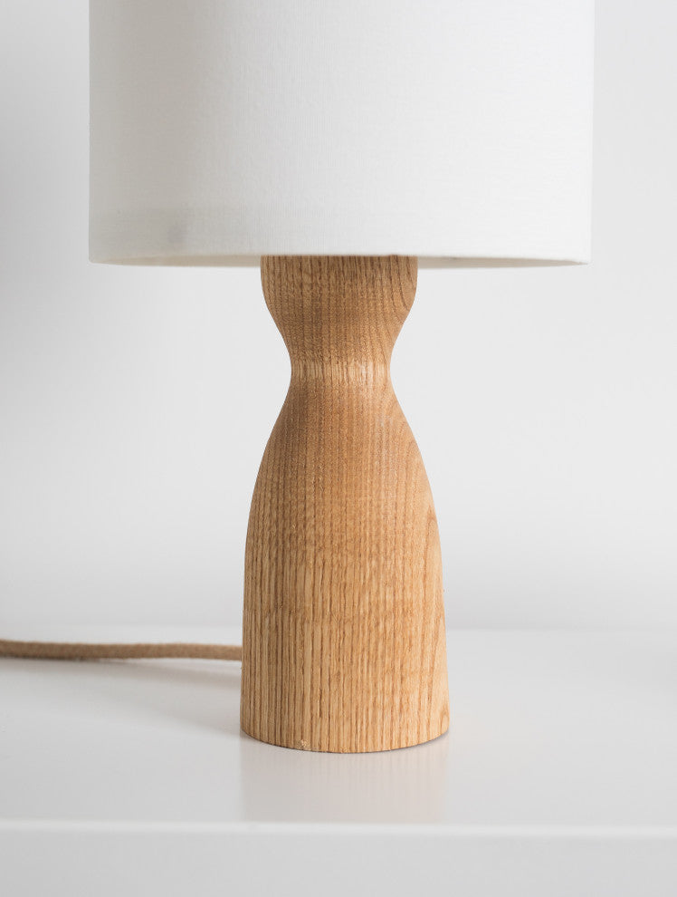 Arelle wood table lamp