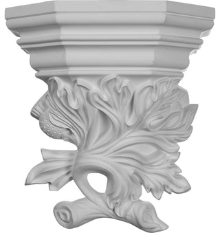 16 1/8"W  x 17 3/4"H x 8 5/8"P Oak Leaf Wall Sconce