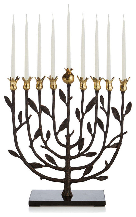 Michael Aram Pomegranate Kosher Menorah