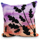 26" Flowing Leaves Multi Floral Print Decorative Throw Pillow