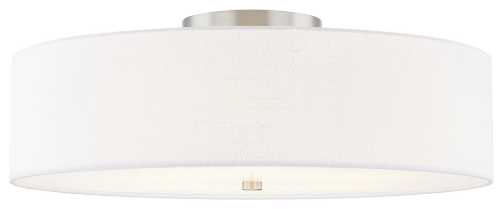 Classic 30-inch Drum Semi-Flush