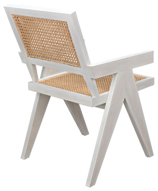 Jude Chair With Caning, White Wash