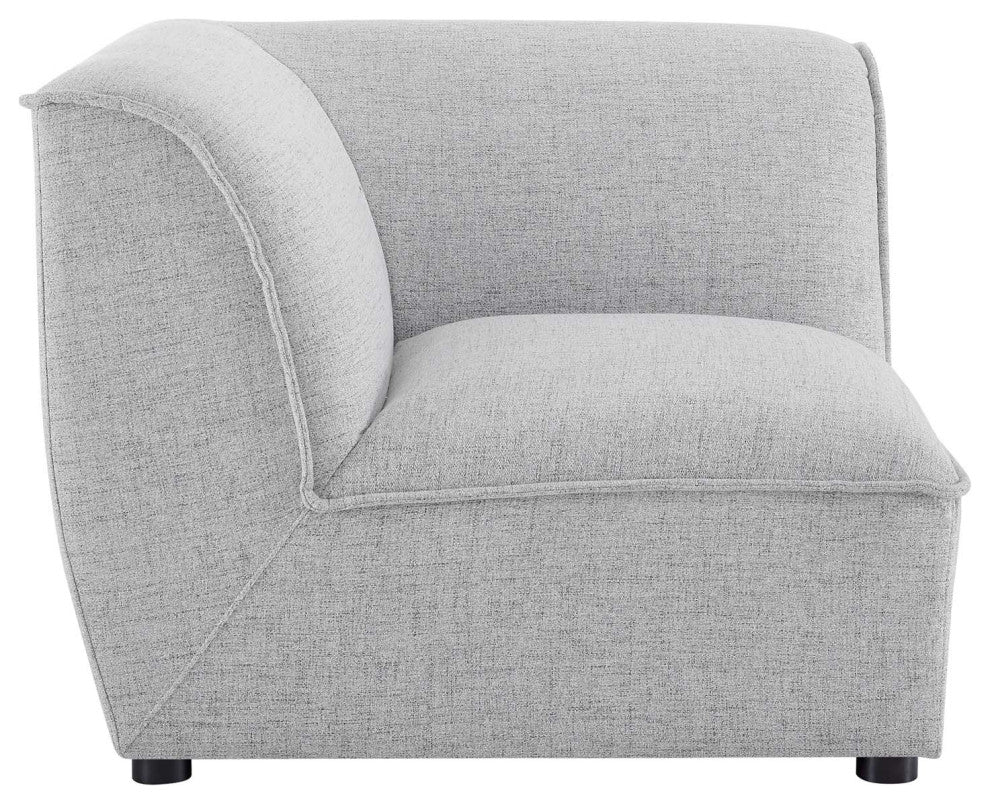 Comprise Corner Sectional Sofa Chair Light Gray