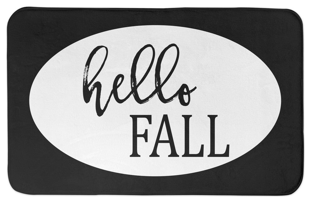 Hello Fall Bath Mat