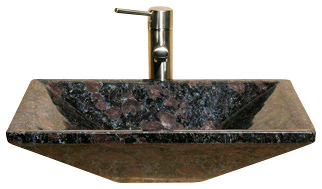 V-VGRTTP2014 Night Rose Polished Vessel Sink