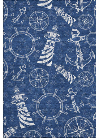 Addison Premium Washable Mayfield AMF154 Blue 2'6" x 3'10" Rug