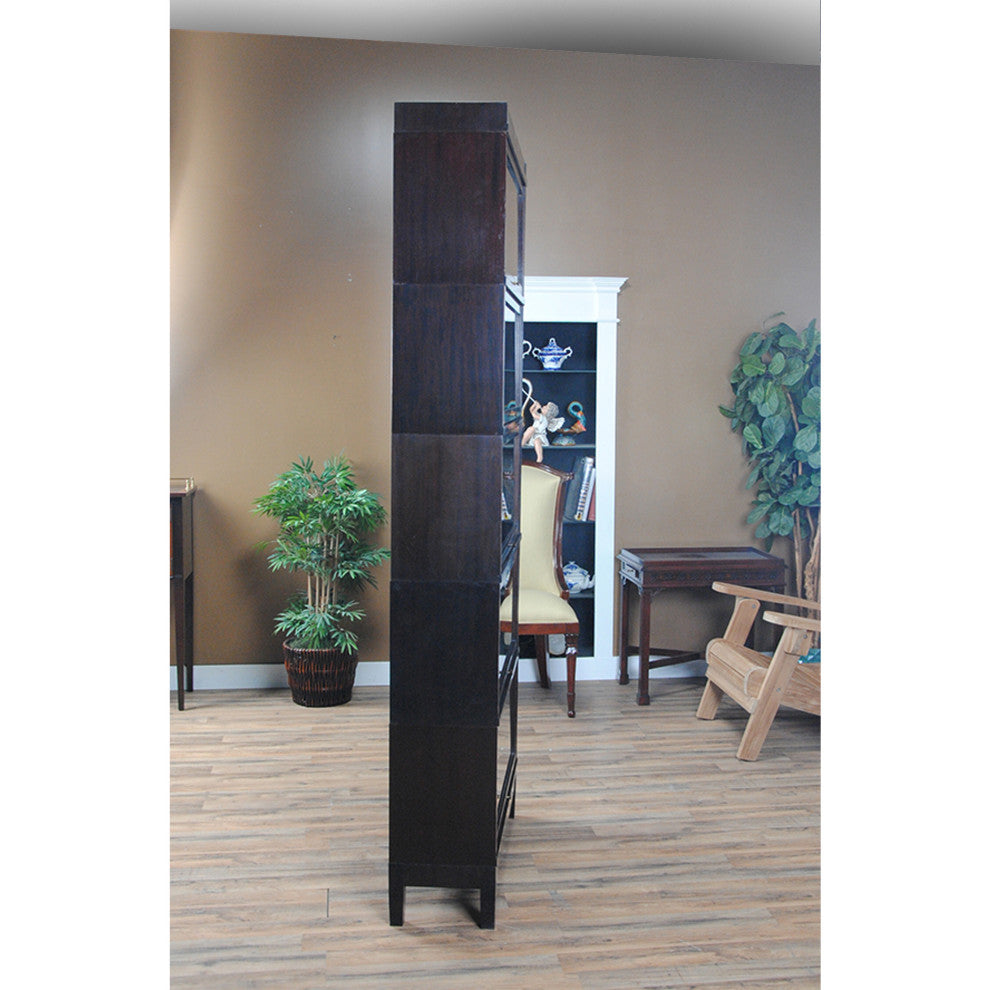 NVIN0342  Vintage Mahogany Globe Wernicke Bookcase