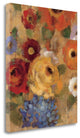 "Jacquard Floral I Crop" By Silvia Vassileva, Giclee on Gallery Wrap Canvas