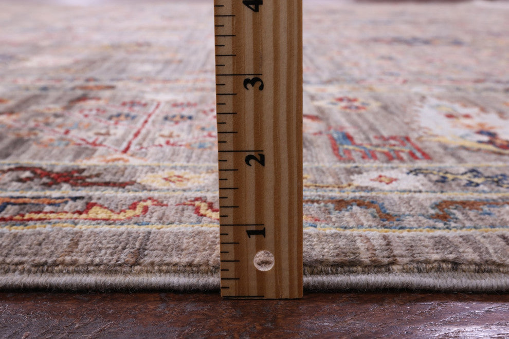 9' 1" X 11' 11" Persian Gabbeh Tribal Handmade Wool Rug - Q13000