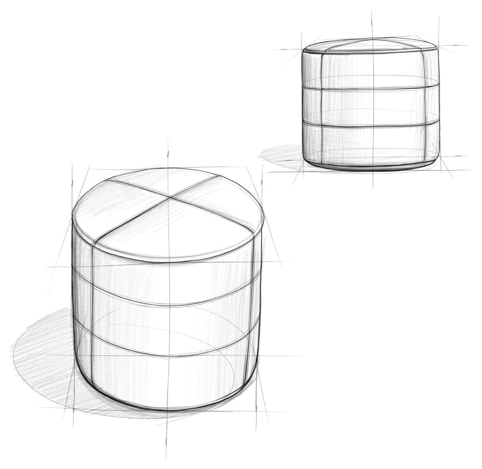 Connor Round Pouf