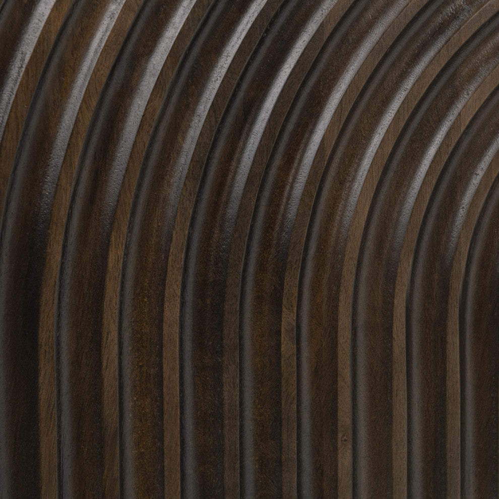 Colson 4-Door Buffet Sideboard, Dark Brown