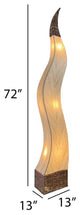 Eangee Flame Giant Floor Lamp, Natural