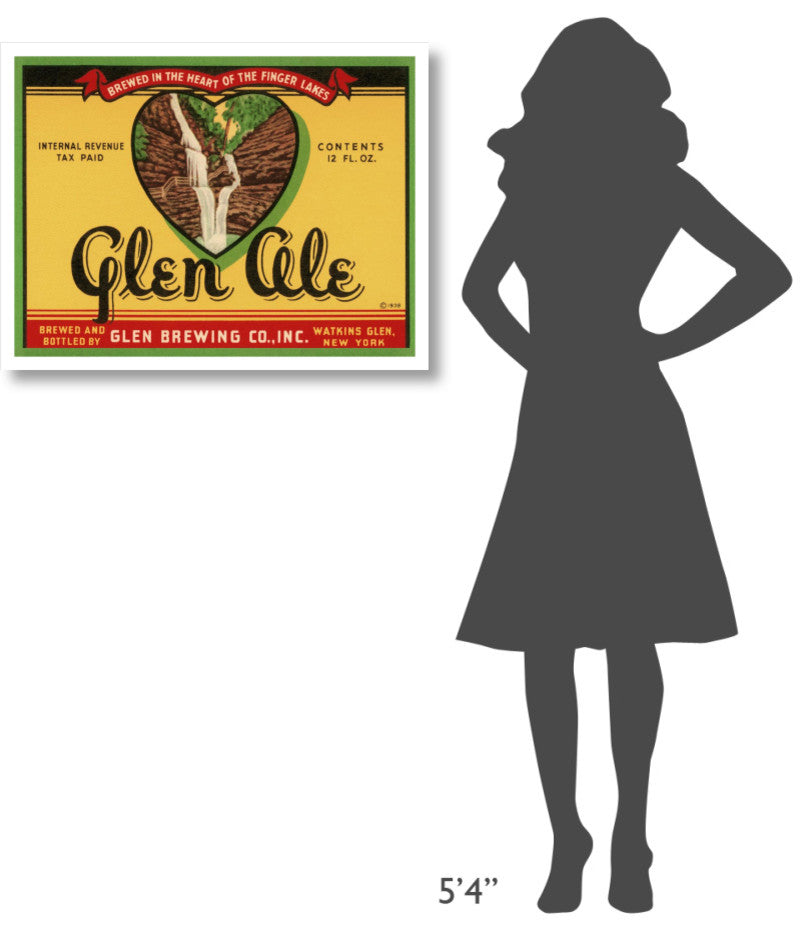 "Glen Ale" Digital Paper Print by Retrolabel, 32"x25"