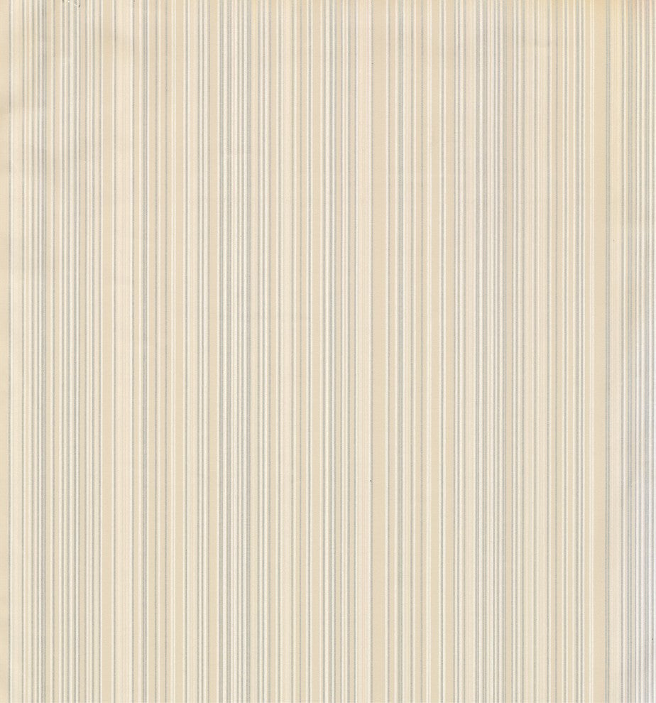 STRIPES  - Modern Color Cream Wallpaper Roll