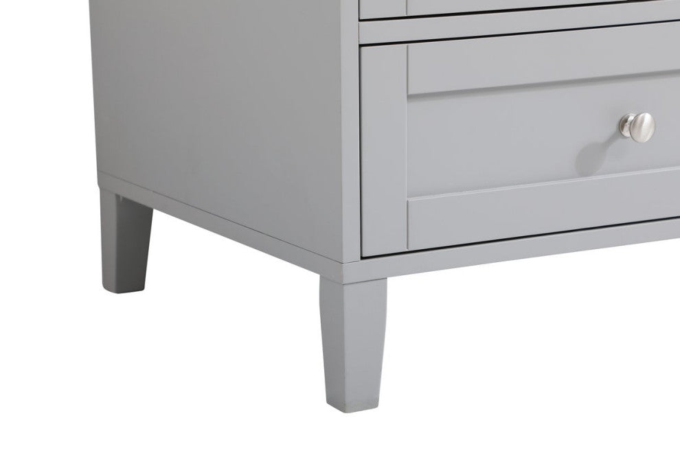 22" Traditional Grey-Light Bathroom Vanity