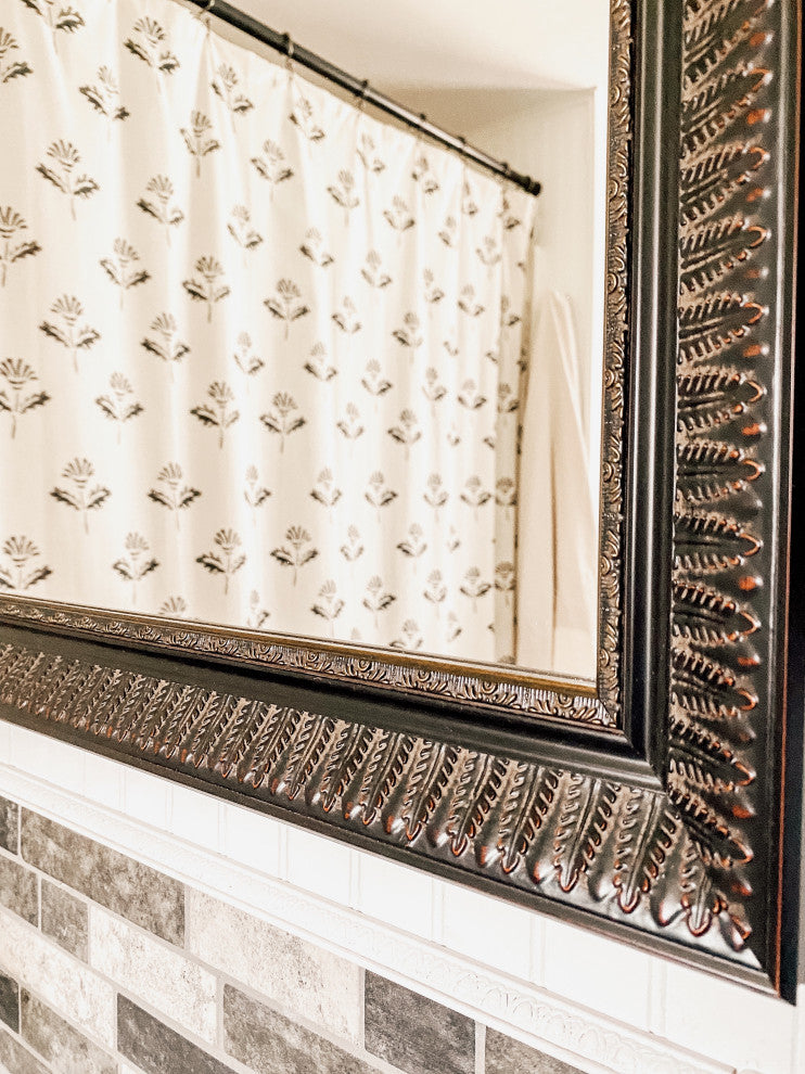 Napa Bronze Framed Wall Mirror, 36"x24"