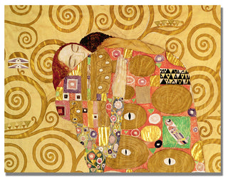 'Fulfilment' Canvas Art by Gustave Klimt