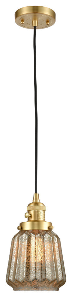 INNOVATIONS LIGHTING 201CSW-SG-G146-LED 1 Light 6 inch Mini Pendant With Switch