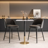 Home Living 28" Pub Table, White