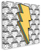 Fashion Lightning Bolt Symbol over Glam Pattern17x17
