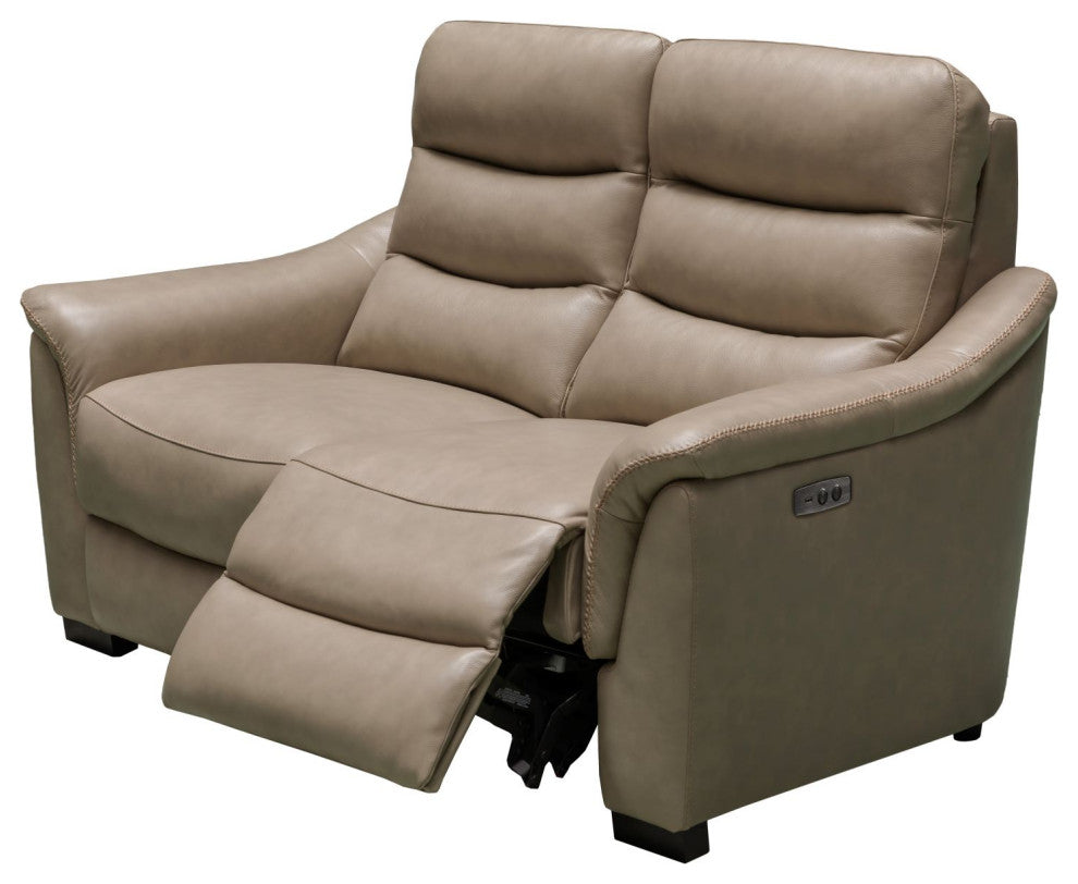 Seymour Top Grain Leather Power Reclining Loveseat