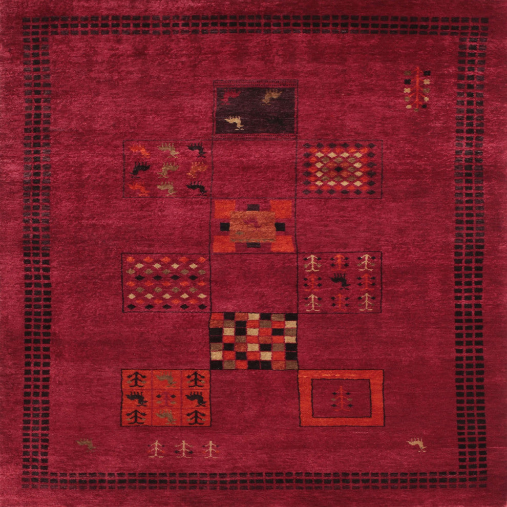Ahgly Company Indoor Square Traditional Area Rugs, 3' Square
