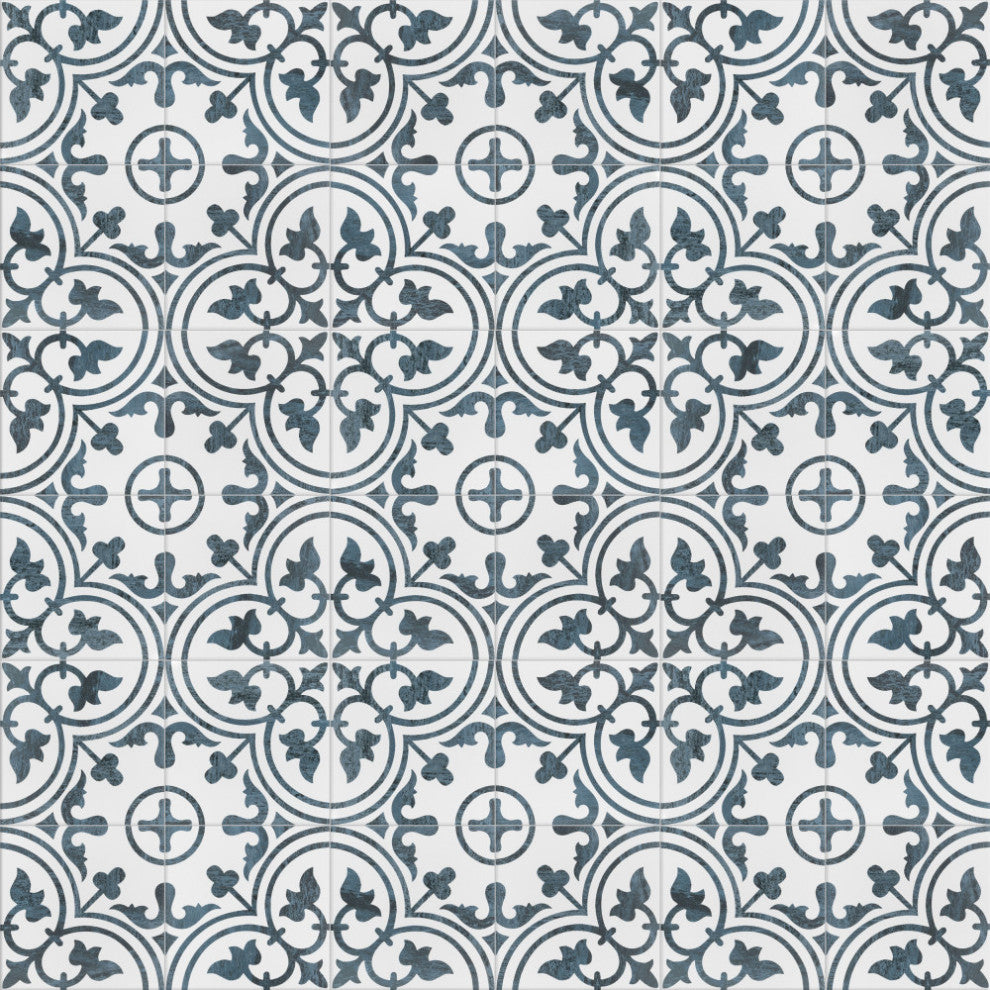 Cassis Arte Black Porcelain Floor and Wall Tile