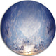 Blue Celestial Landscape, Photo Round Wall Art, 36"