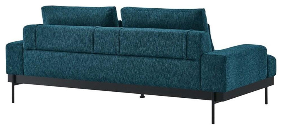 Proximity Upholstered Fabric Sofa, Azure
