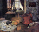 Paul Gauguin Still Life in an Interior- Copenhagen Gallery Wrapped Canvas Print
