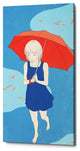 Epic Graffiti 'Afternoon Fish' by Sai Tamiya, Giclee Canvas Wall Art, 12"x24"