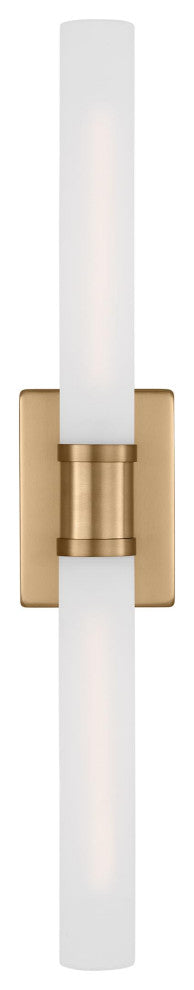 Keaton Large Two Light Wall / Bath, Satin Brass