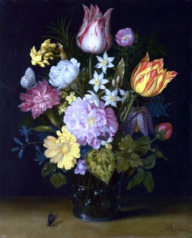 The Elder Ambrosius Bosschaert Flowers in a Vase Wall Decal Print