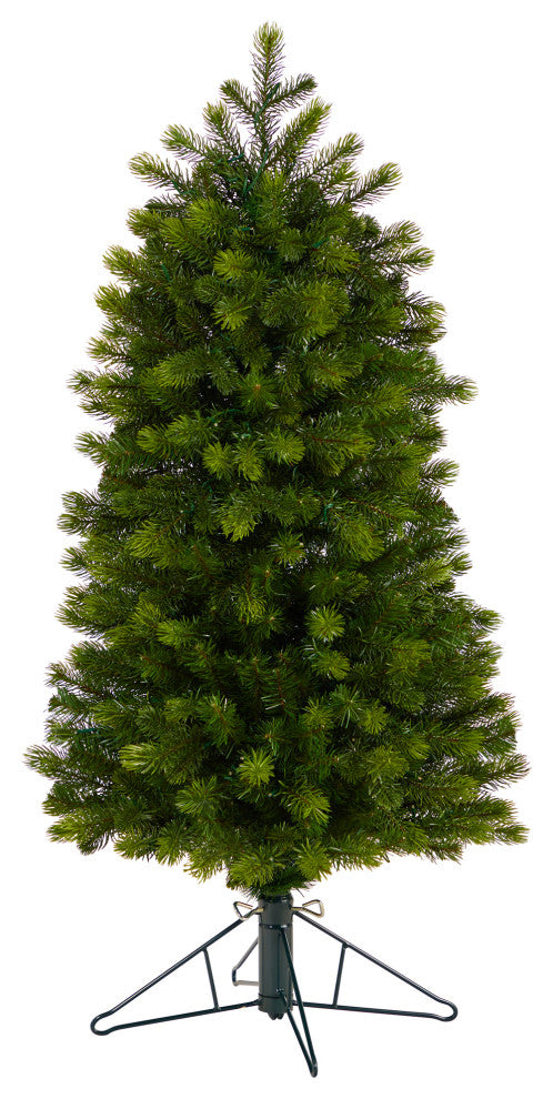 Nearly Natural T3286 4 Slim Colorado Mountain Spruce Artificial Christmas Tree