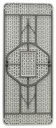 30''W x 72''L Granite White Plastic Folding Table