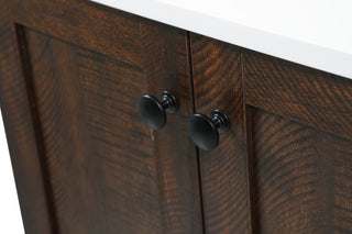 Home Living 19" Farmhouse Expresso-Light Bathroom Vanity