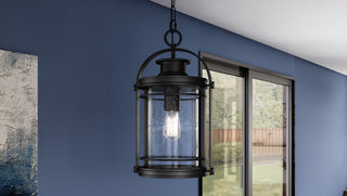 Quoizel BKR1510 Booker 9"W Pendant - Mystic Black