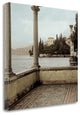 20" Water View From European Balcony Giclee Wrap Canvas Wall Art